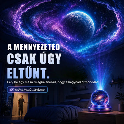 🥇CleraNaure® Új generációs intelligens éjszakai fényprojektor – Dinamikus 5D holografikus látvány HD-minőségben