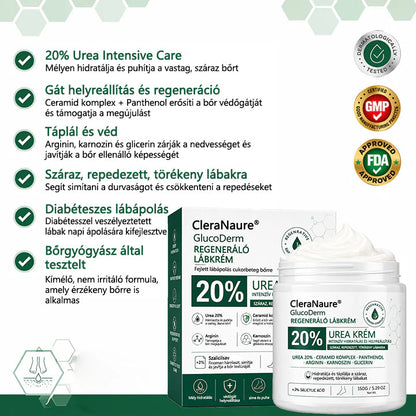 CleraNaure®GlucoDerm Regeneráló Lábkrém