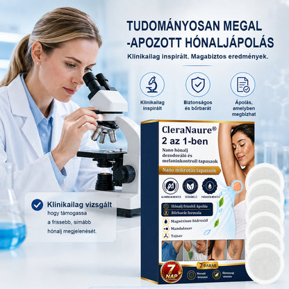 CleraNaure® 2 az 1-ben Nano hónalj dezodorizáló és melaninszabályozó tapasz