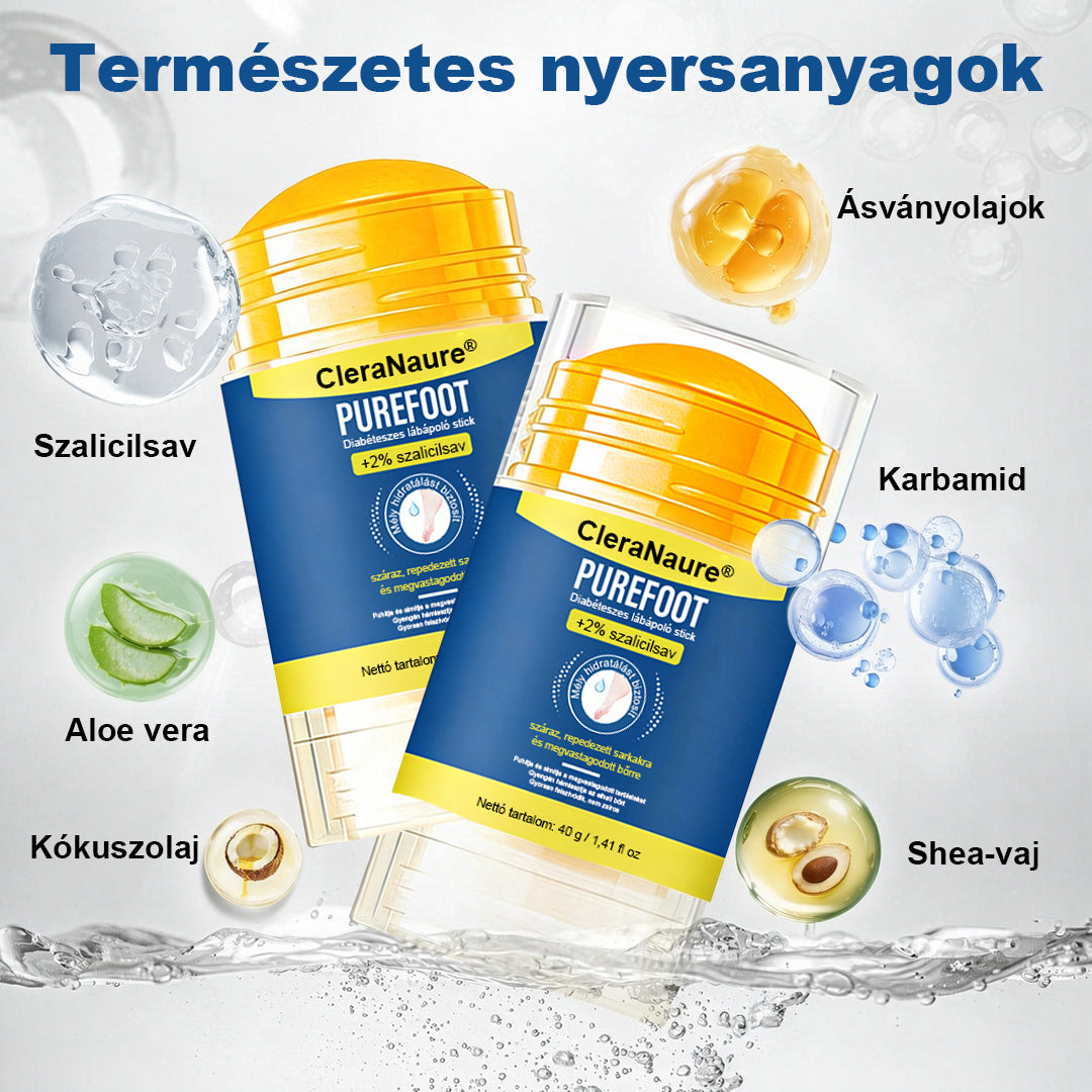 CleraNaure® PureFoot – Diabéteszes Lábápoló Stick