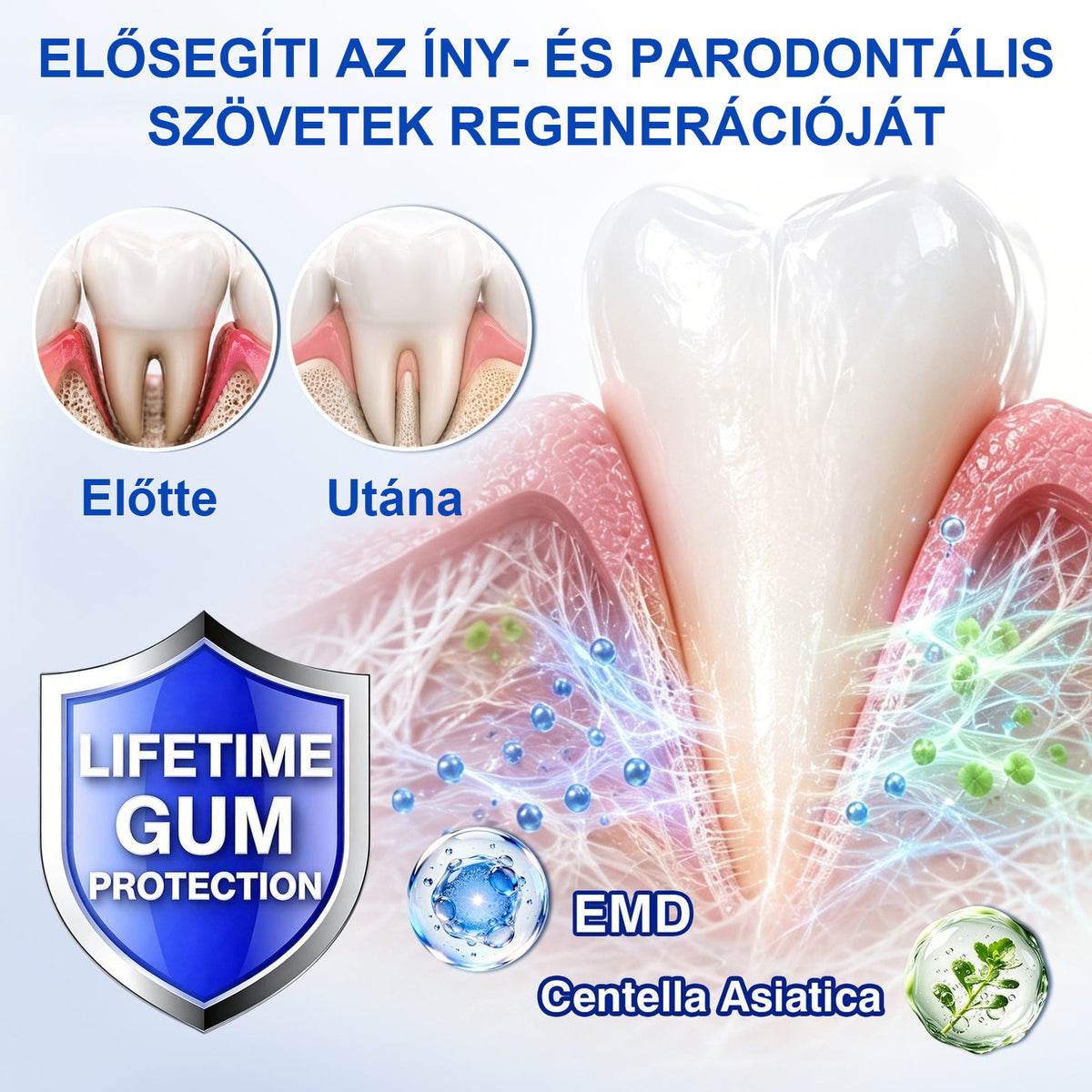 🍀CleraNaure® GumRevive – Fogágy-helyreállító Gél✨